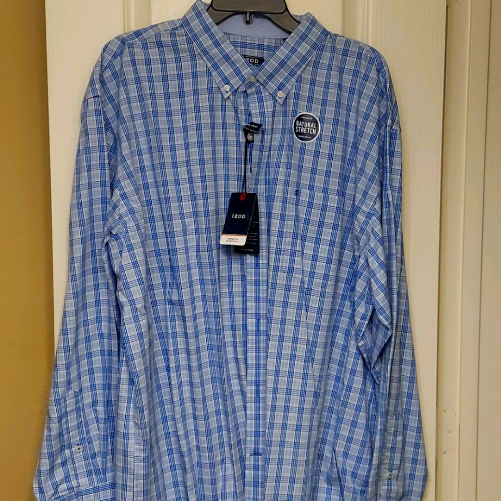 Natural Stretch Button Down Dress Shirt